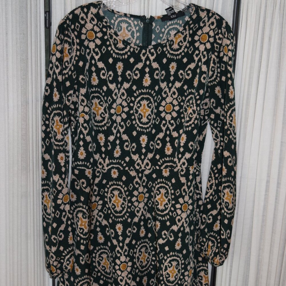 Long Sleeve Skater Dress